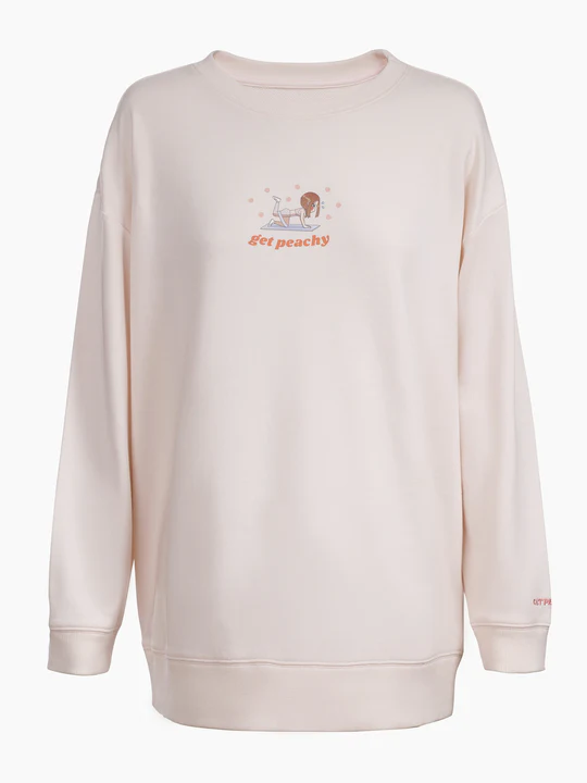 Peach Crew Neck - Get Peachy